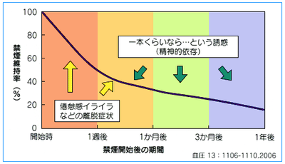 禁煙維持の時間経過