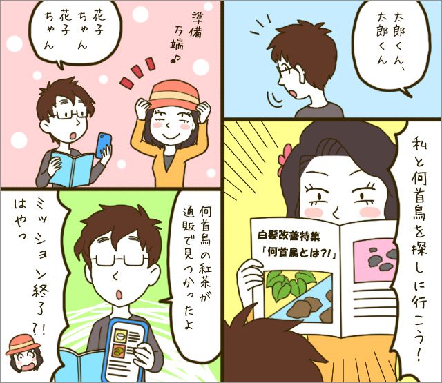 白髪を黒髪へと変えるといわれる「何首烏」ってどんな薬？その効果は？