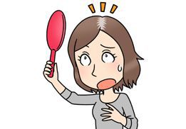 新たに伸びて来た白髪との境がくっきりで「白髪プリン」状態に驚いている